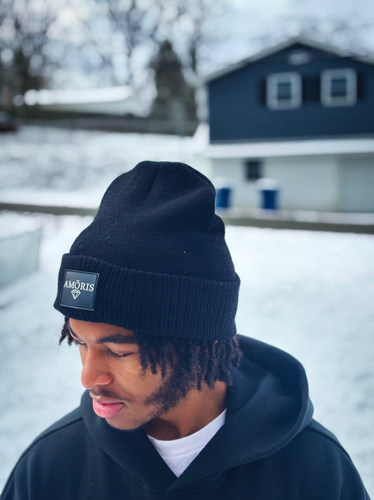 Black Cuff Beanie