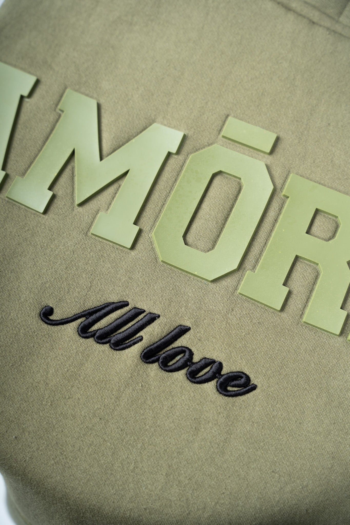 Olive Green Satin Lined Hoodies