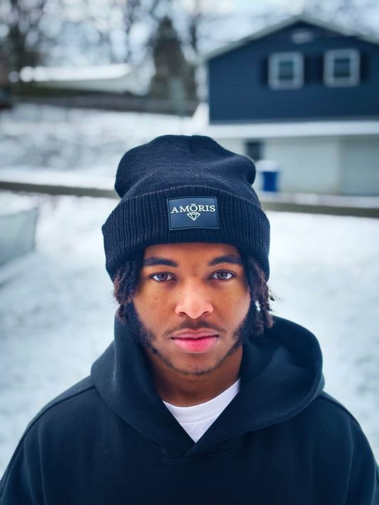 Black Cuff Beanie