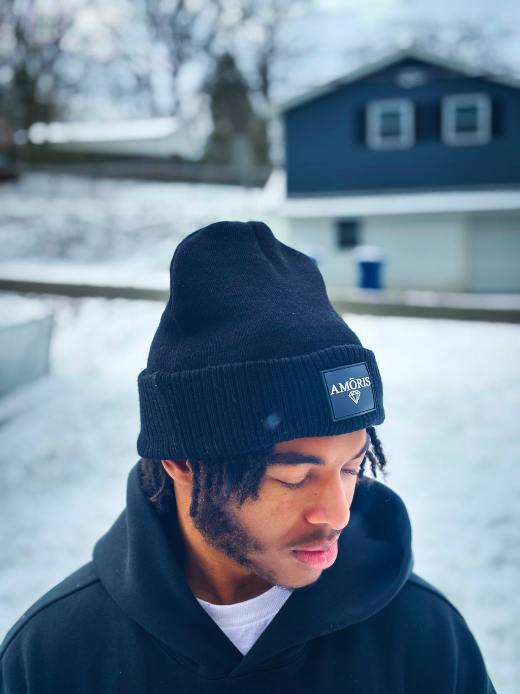 Black Cuff Beanie